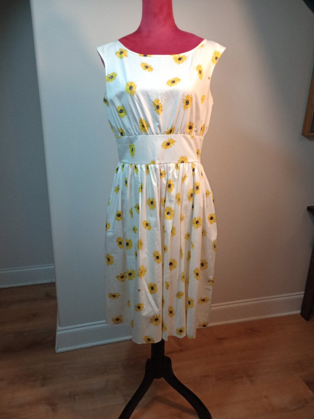 Kate Spade New York Daisy Print Fit & Flare Dress Size 10
